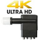 Megasat Multifeed Quad LNB 0.1 dB 4K UHD