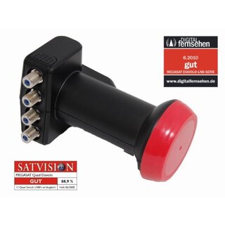 Megasat Diavolo Quad LNB 0.1dB 4K UHD