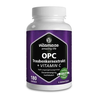 OPC Traubenkernextrakt + Vitamin C - 600mg