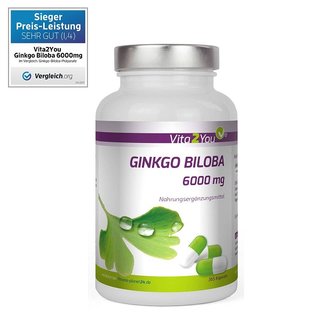 Ginkgo Biloba 5000mg Tabletten