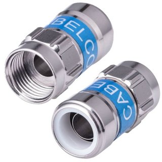 100x F-Stecker 6.5mm bis 7.2mm Cabelcon F-56 5.1 Self...